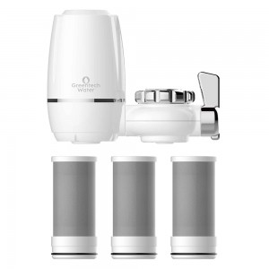 Greentech Water Aktive Edilmiş Karbon Filtreli Musluk Ucu Arıtıcı / 3 Adet Karbon Filtreli Kartuş / GW-D03P2